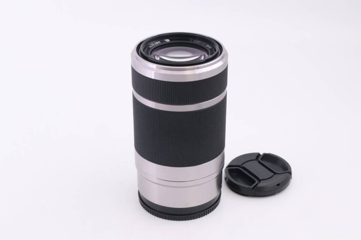 SONY E 55-210mm F|4.5-6.3 OSS シルバー ソニー AFレンズ f04075