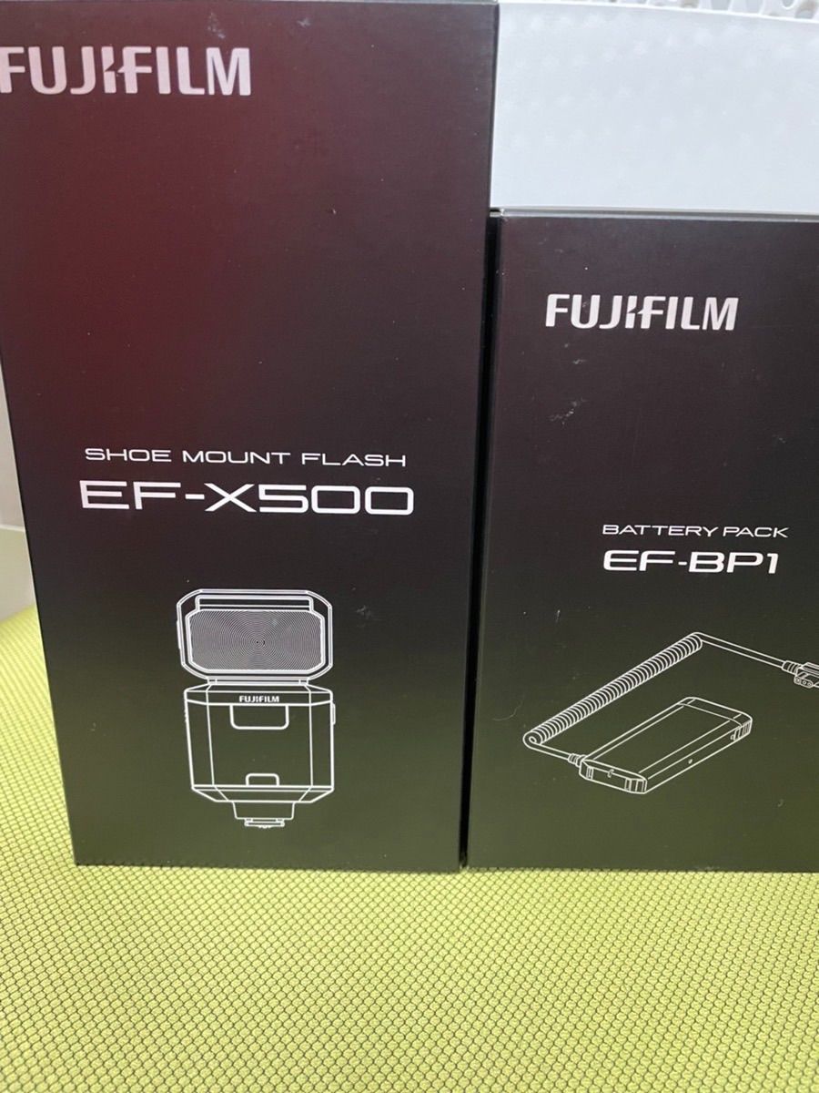 ☆FUJIFILM EF-X500 ストロボ + EF-BP1 バッテリーパック - メルカリ