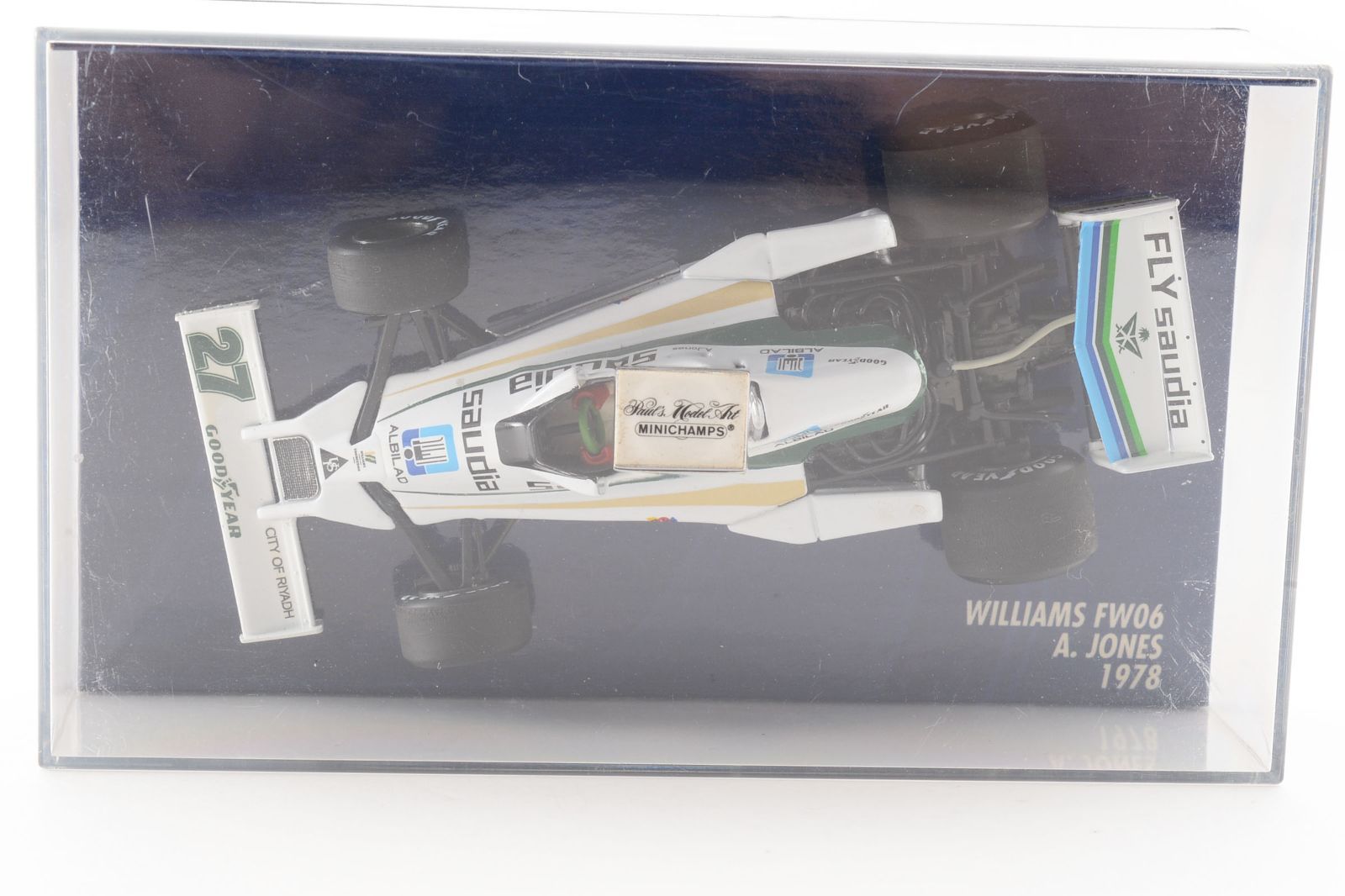 ミニチャンプス 1/43 Minichamps F-1 Williams FW06 ウィリアムズ FW06 1978 Minichamps 1:43 Alan Jones Williams FW06 #27 3rd United