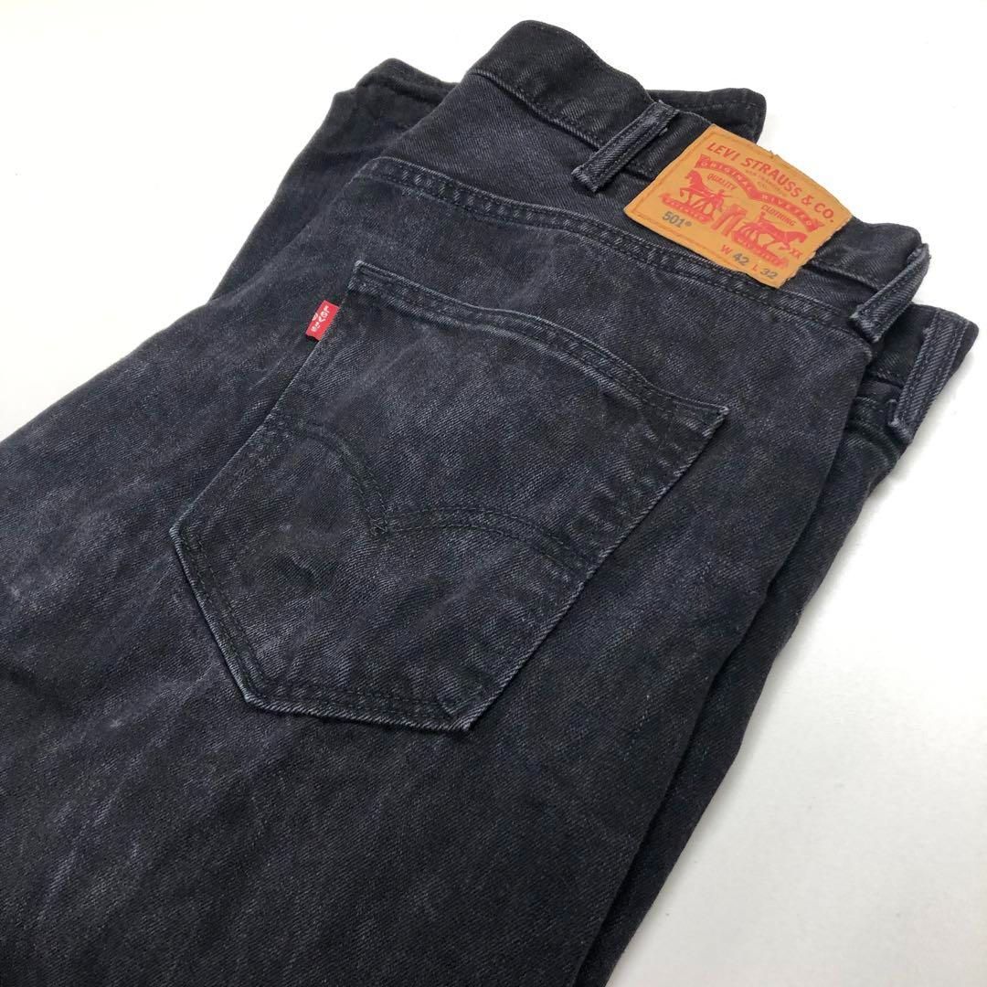 Levi s501xx W42L32 ブラックデニム メンズ2XL