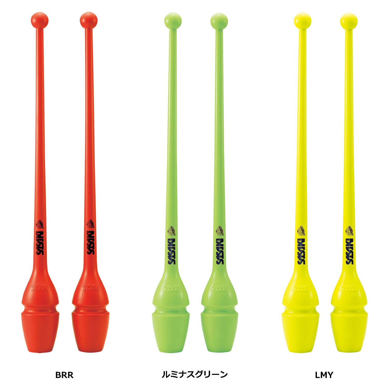 ササキ SASAKI 新体操 ラバークラブ F.I.G.認定品 M-34H-F 44cm