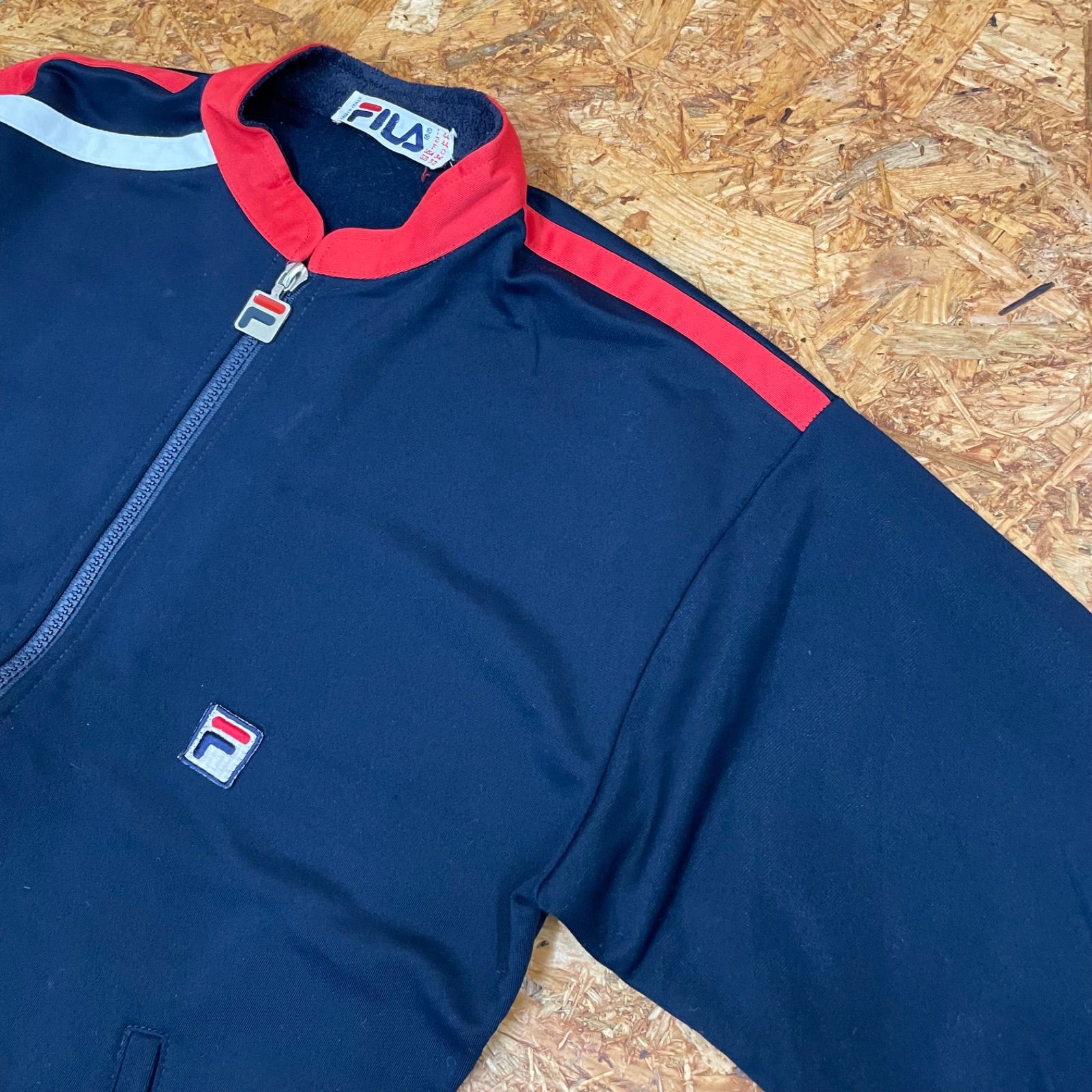 イタリア製 FILA トラックジャケット 44 フィラ 旧タグ ジャージ イタリア製 FILA トラックジャケット 44 フィラ 旧タグ ジャージ