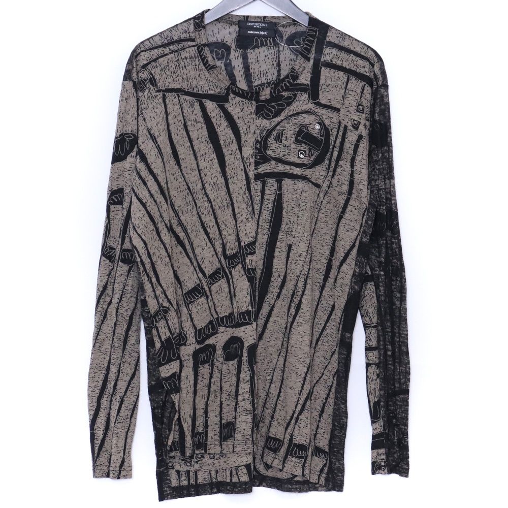 NUDE:MASAHIKO MARUYAMA DISTORTION3 LONG SLEEVE OVERSIZED T