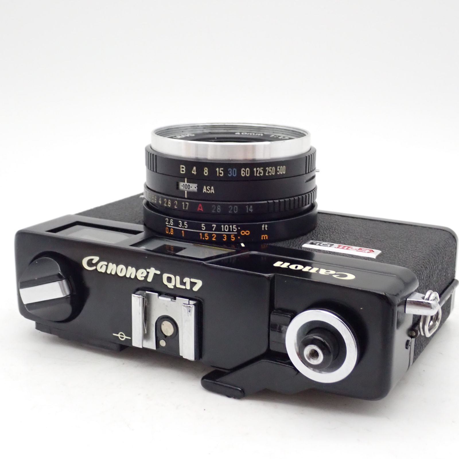 Canon Canonet QL17 レンジファインダーカメラブラック ☆美品☆ Canon Canonet QL17 GIII G3 ブラック / 40mm F1.7 レンジ