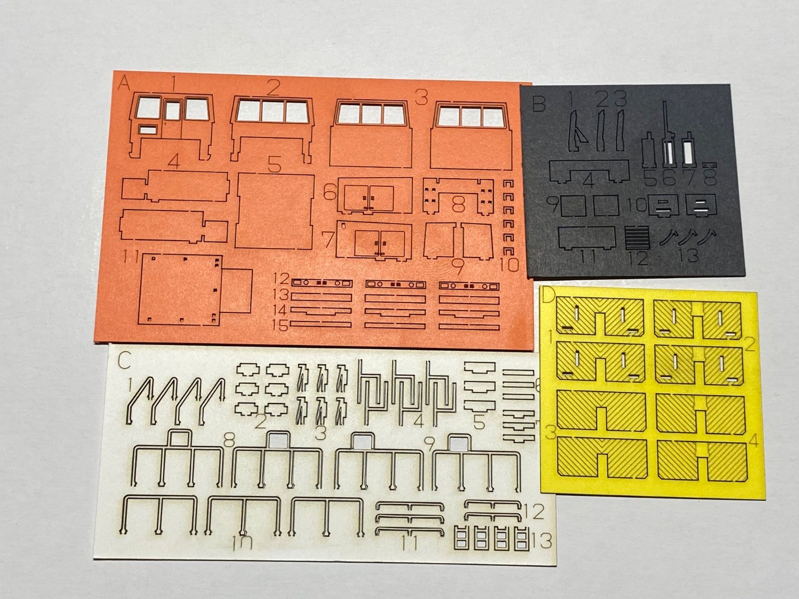 キハ工房 B-19 名古屋の入替機 カラーペーパーキット Nゲージ 1