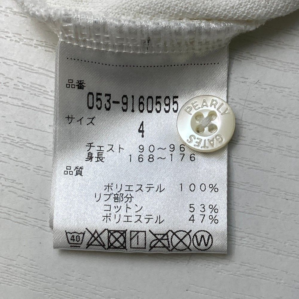 サイズ：4 PEARLY GATES パーリーゲイツ 半袖ポロシャツ