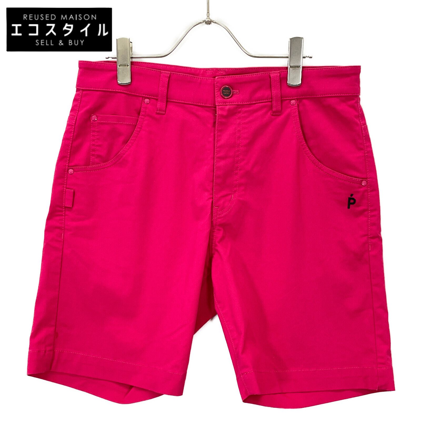 PEARLYGATES パーリーゲイツ ﾋﾟﾝｸ 23年 ｺﾞﾙﾌ ｽﾄﾚｯﾁ ﾊｰﾌﾊﾟﾝﾂ 053-3232801 4