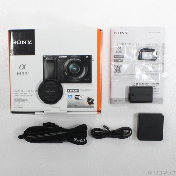  〔 品〕 α6000 パワーズームレンズキット シルバー ILCE 6000 L 262 ミラーレス一眼 デジタルカメラ