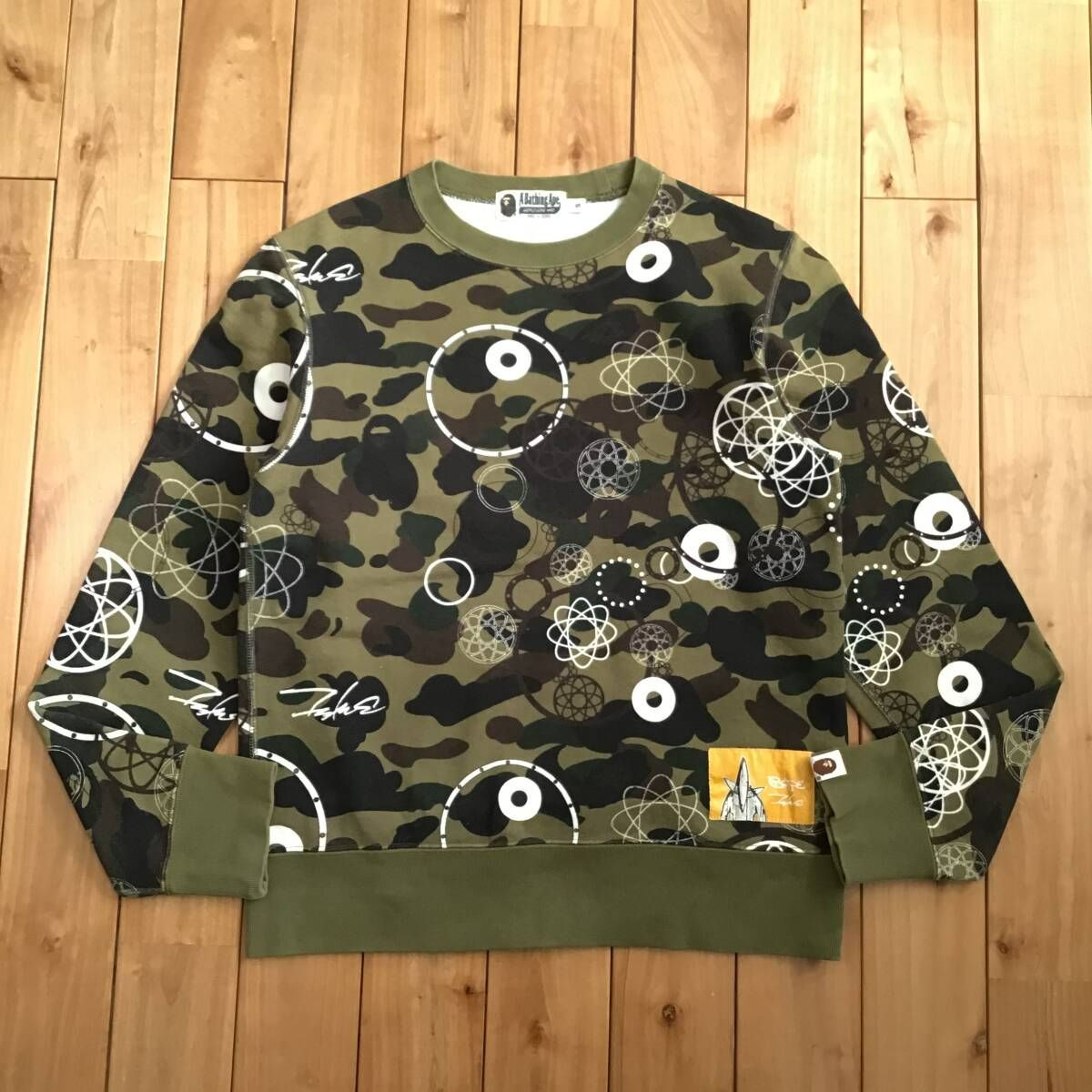 ☆激レア☆ Futura × BAPE camo 長袖スウェット Sサイズ a bathing ape 