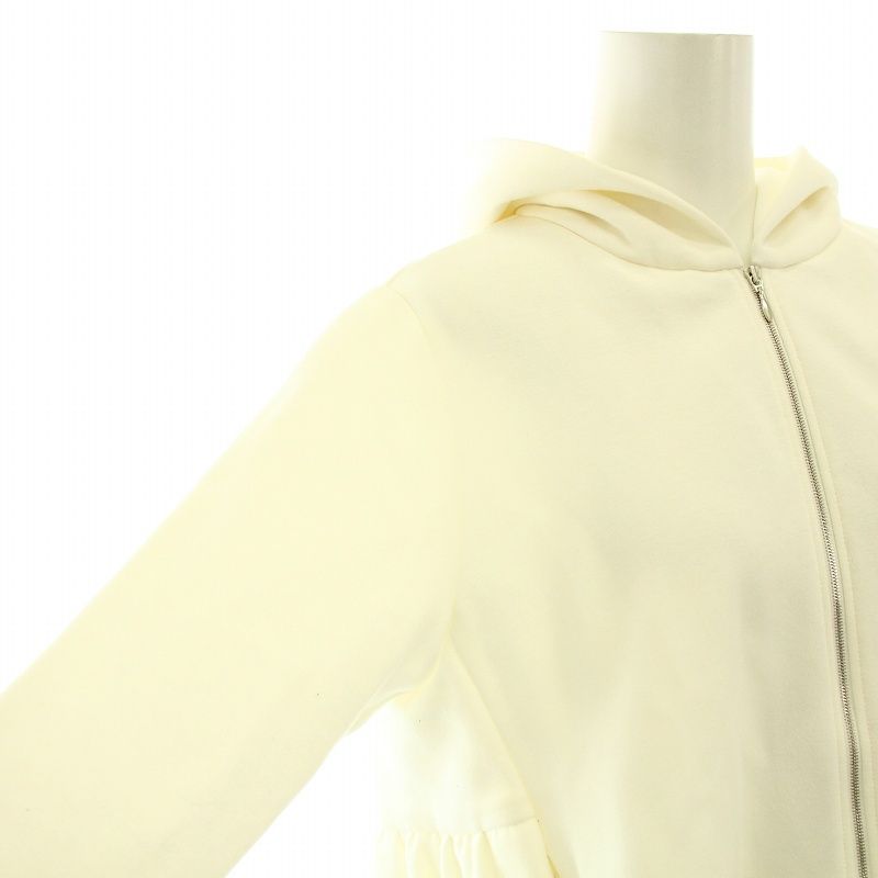 ヨリ yori バックダブルフレアジップパーカー アウター F 白 ホワイト YR2015-003SP-3 /YT レディース ヨリ yori バックダブルフレアジップパーカー アウター F 白