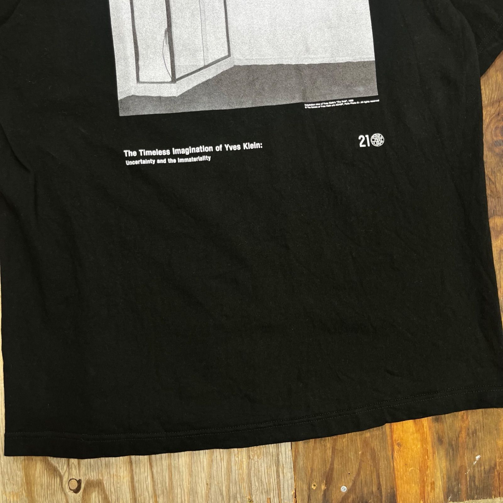 Yves Klein イヴクライン アート Tシャツ ブラック 絵画 金沢21世紀 