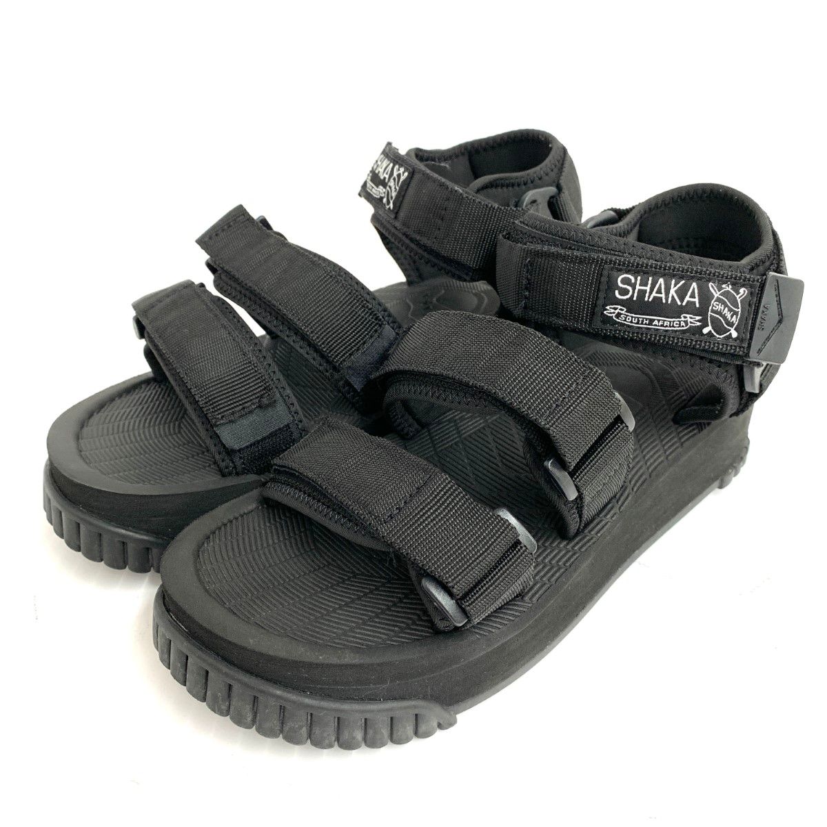 美品 SHAKA シャカ 433105 サンダル  ブラック   メンズ　240001097540