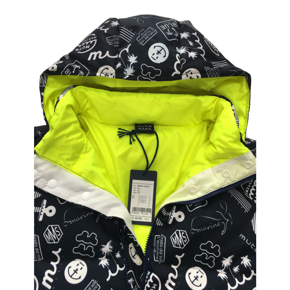 MUTA ダウンジャケット 未使用品 メンズ ムータ muta ダウンジャケット 6(L) 紺