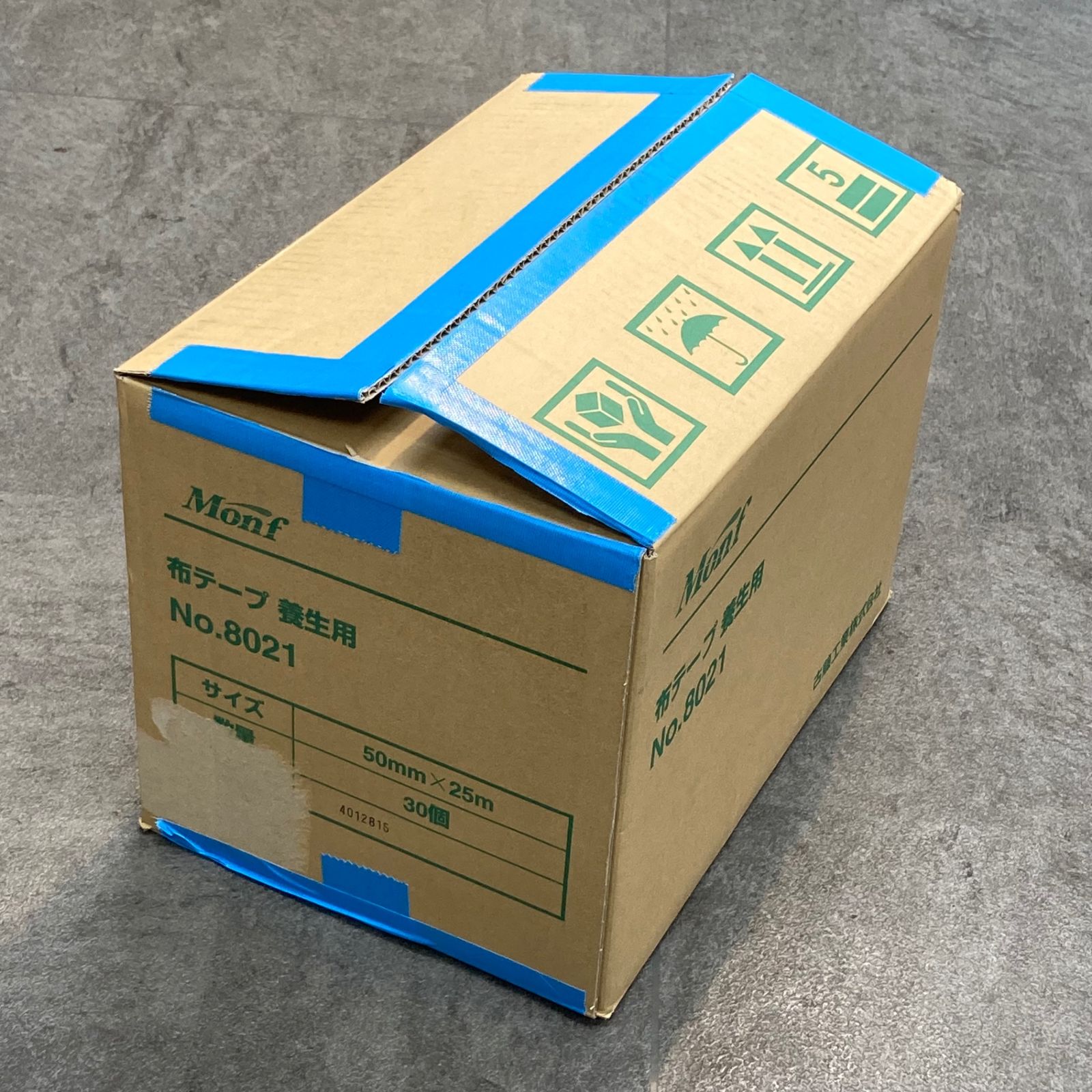 古藤工業 Monf 養生用布テープ テープ幅50mmテープ長さ25m 1箱 30巻 No.8021 川崎店