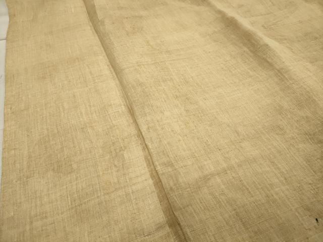  平和屋着物 夏物 男性 色紋付 上布 飴色 麻 gh 着物 着物 浴衣