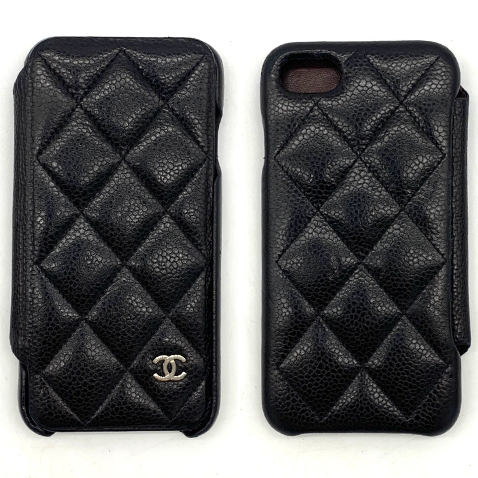 CHANEL マトラッセ iPhoneケース 8＋用 ジャンク - モバイルケース