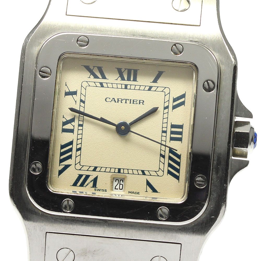 カルティエ CARTIER W20018D6 サントスガルベLM クォーツ メンズ_ ...