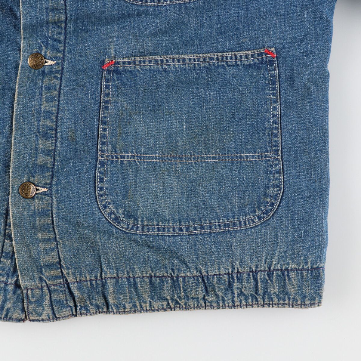 sears デニムカバーオール 古着 70年代 シアーズ Sears WORK'N LEISURE デニムカバーオール