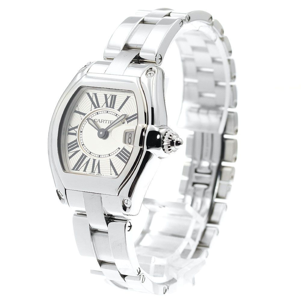 カルティエ CARTIER W62016V3 ロードスターSM デイト クォーツ