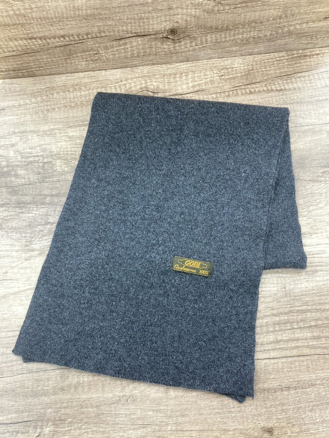 GOBI ゴビ カシミヤ100％ マフラー グレー - メルカリ