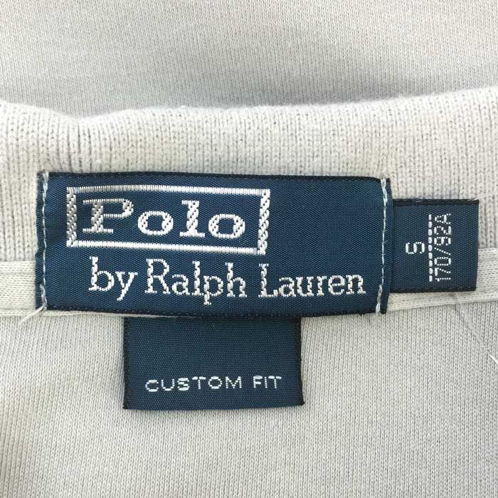 ポロ ラルフローレン POLO RALPH LAUREN  半袖 ポロシャツ カスタムフィット S  グレー【中古】【新品同様】【美品】