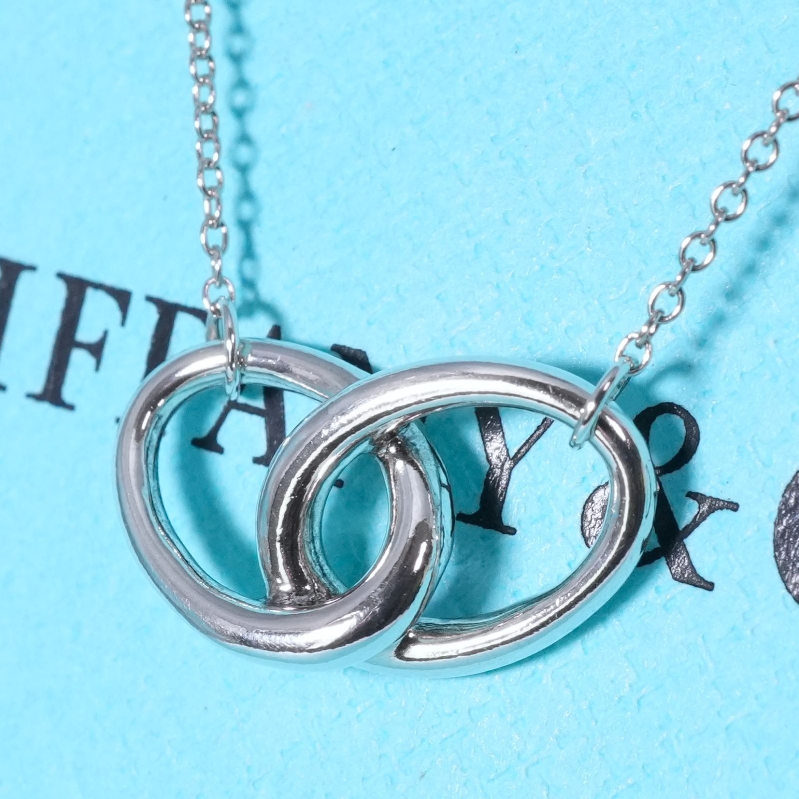 ティファニー ダブルループ シルバー ネックレス 25-1689S