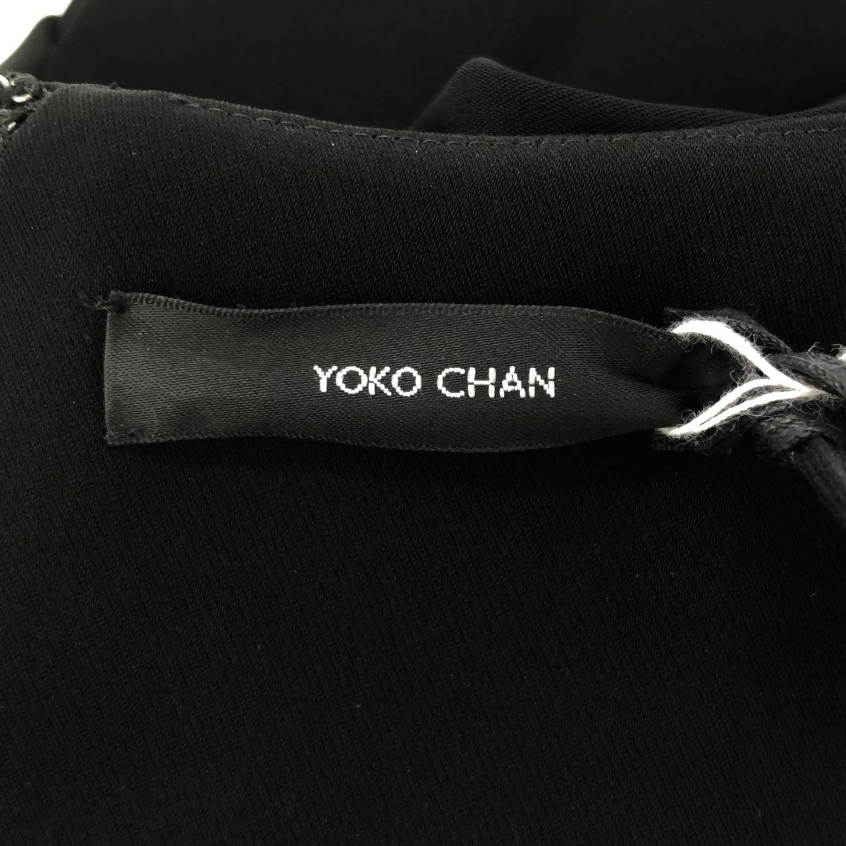 YOKO CHAN ヨーコチャン 黒 ブラック ノースリーブ ワンピース YOKO CHAN ヨーコチャン 黒 ブラック ノースリーブ ワンピース