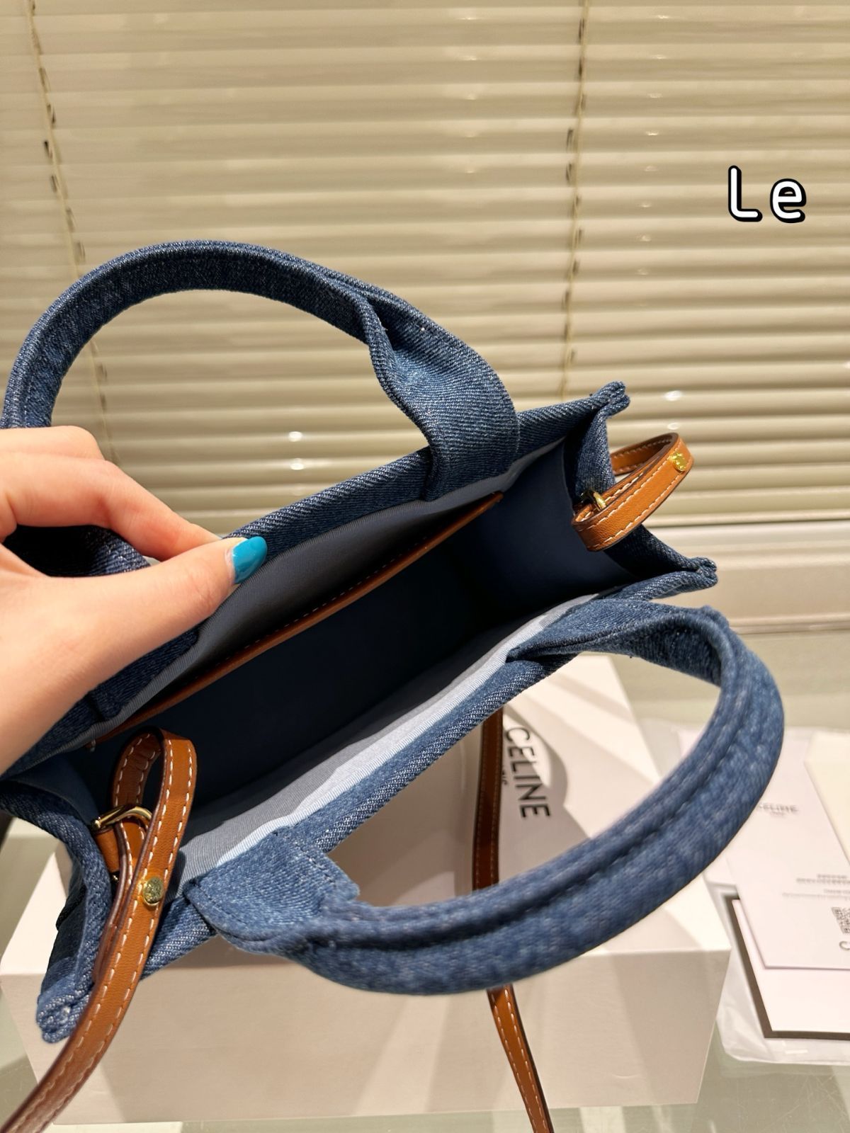 今日特価】Celine 23SS Denim Shopper Bag セリーヌ 23 春夏
