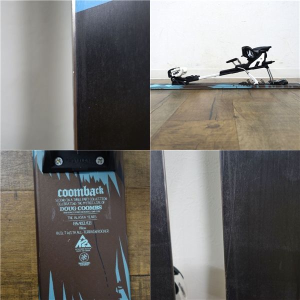 ケーツー K2 coomback 181cm センター102mm ビンディング - メルカリ