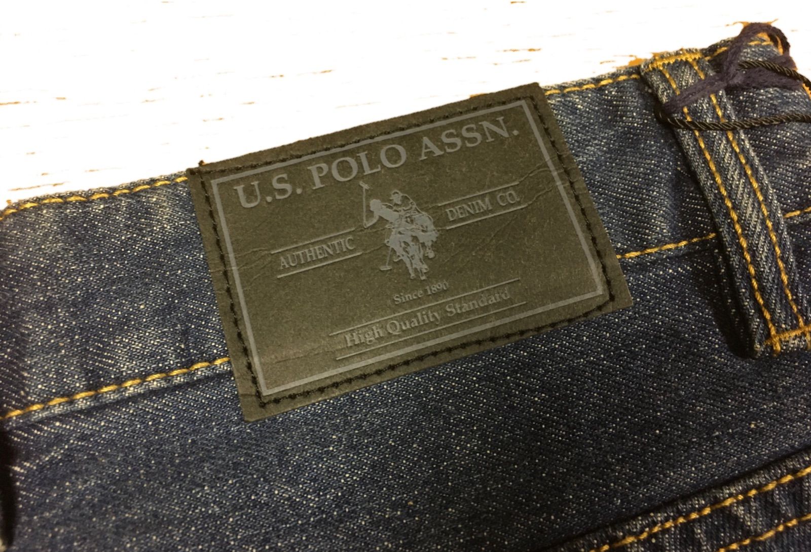 ビッグサイズ！新品【US POLO ASSN】Premiumジーンズ44×32 - メルカリ