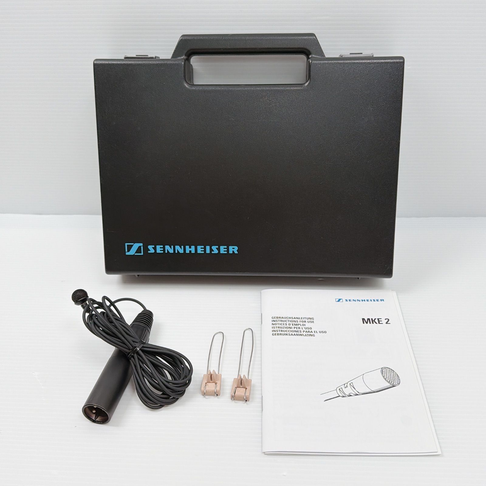 SENNHEISER MKE2-P ラベリアマイク　XLR Amazon.com: Sennheiser MKE2-P-K Lavalier Condenser Microphone