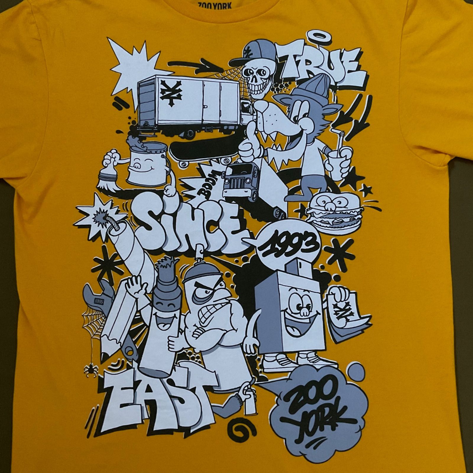 ZOO YORK - T-SHIRT - SMALL - SKATEBOARDING - CLASSIC VINTAGE