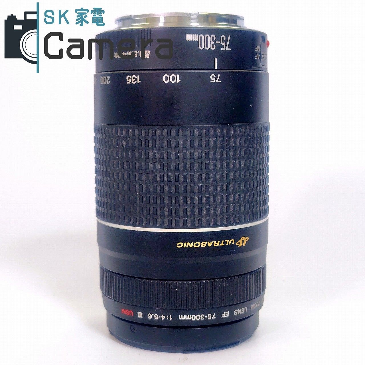 Canon EF 75-300mm F4-5.6 III USM キャノン キャップ付 ⑤
