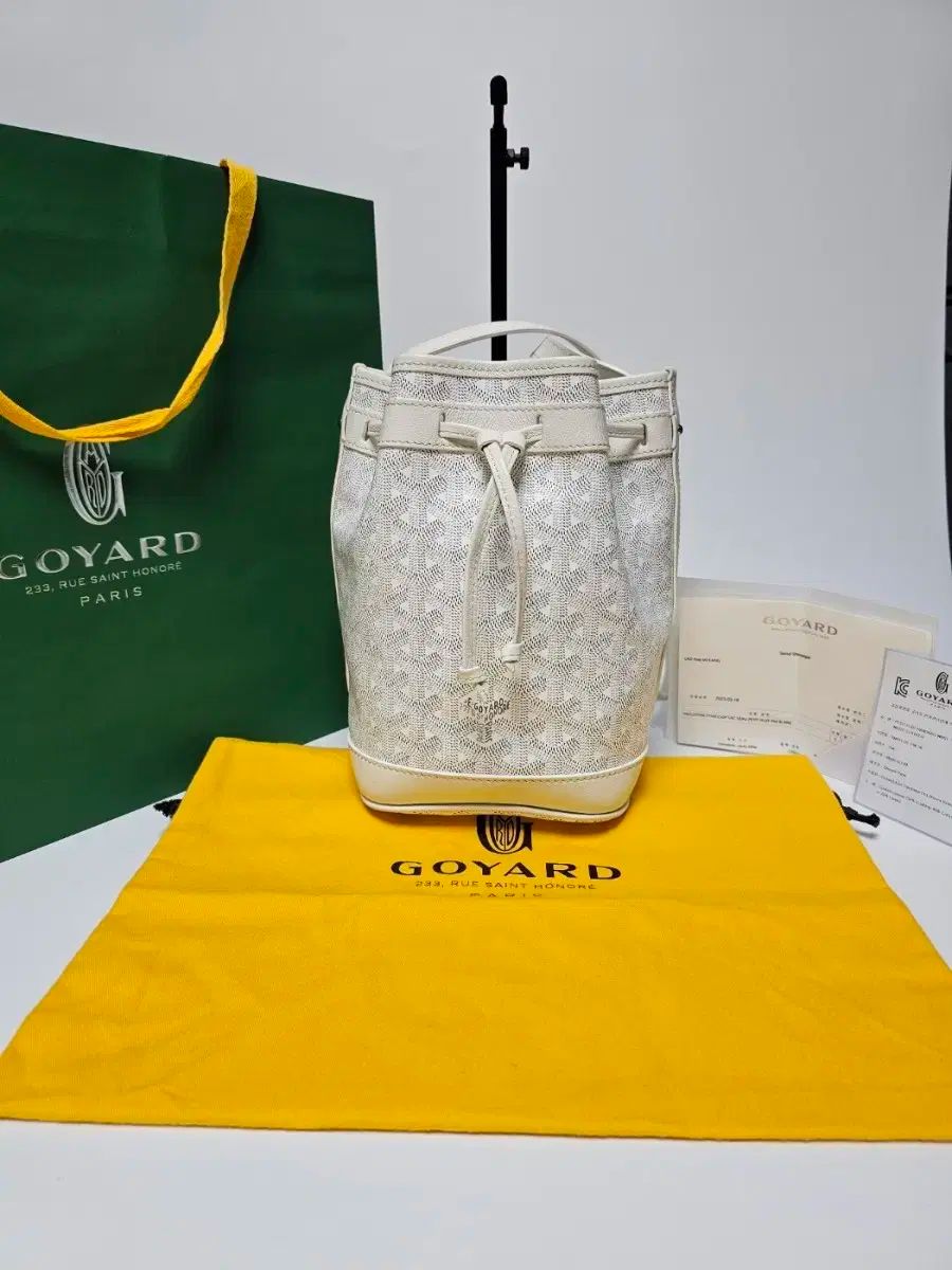 Goyard ゴヤール ペティティフロー バケットバッグ ミニ pm ホワイト