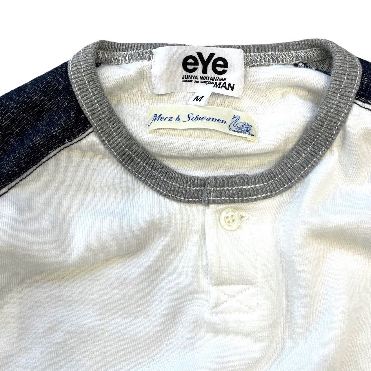 eYe JUNYA WATANABE MAN × MERZ B SCHWANEN 切り替え カットソー T