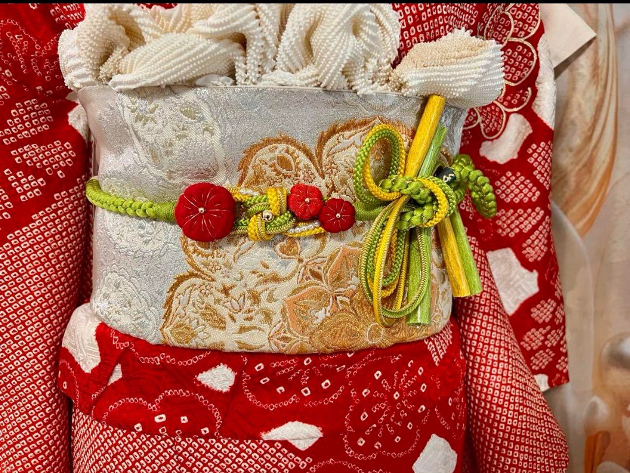 ♡  ⭐️めちゃくちゃ可愛い　振袖フルセット（着付け小物セット付き）　絞り ♡ ⭐️めちゃくちゃ可愛い 振袖フルセット（着付け小物セット