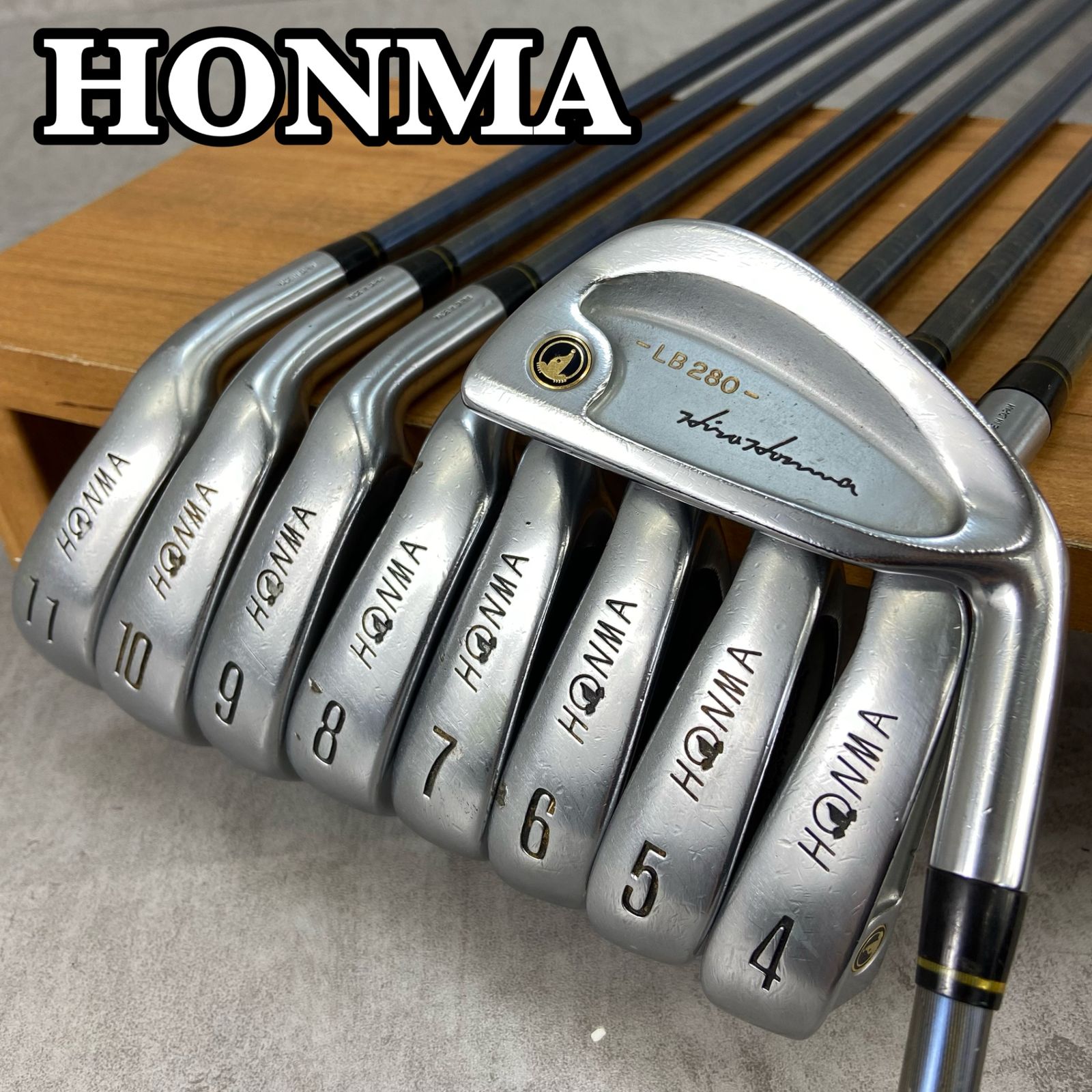 ホンマアイアン LB280NEWHF 4s 9本 R-1 HONMA GOLF 【訳あり】本間ゴルフ(ホンマ/HONMA) ヒロホンマ LB