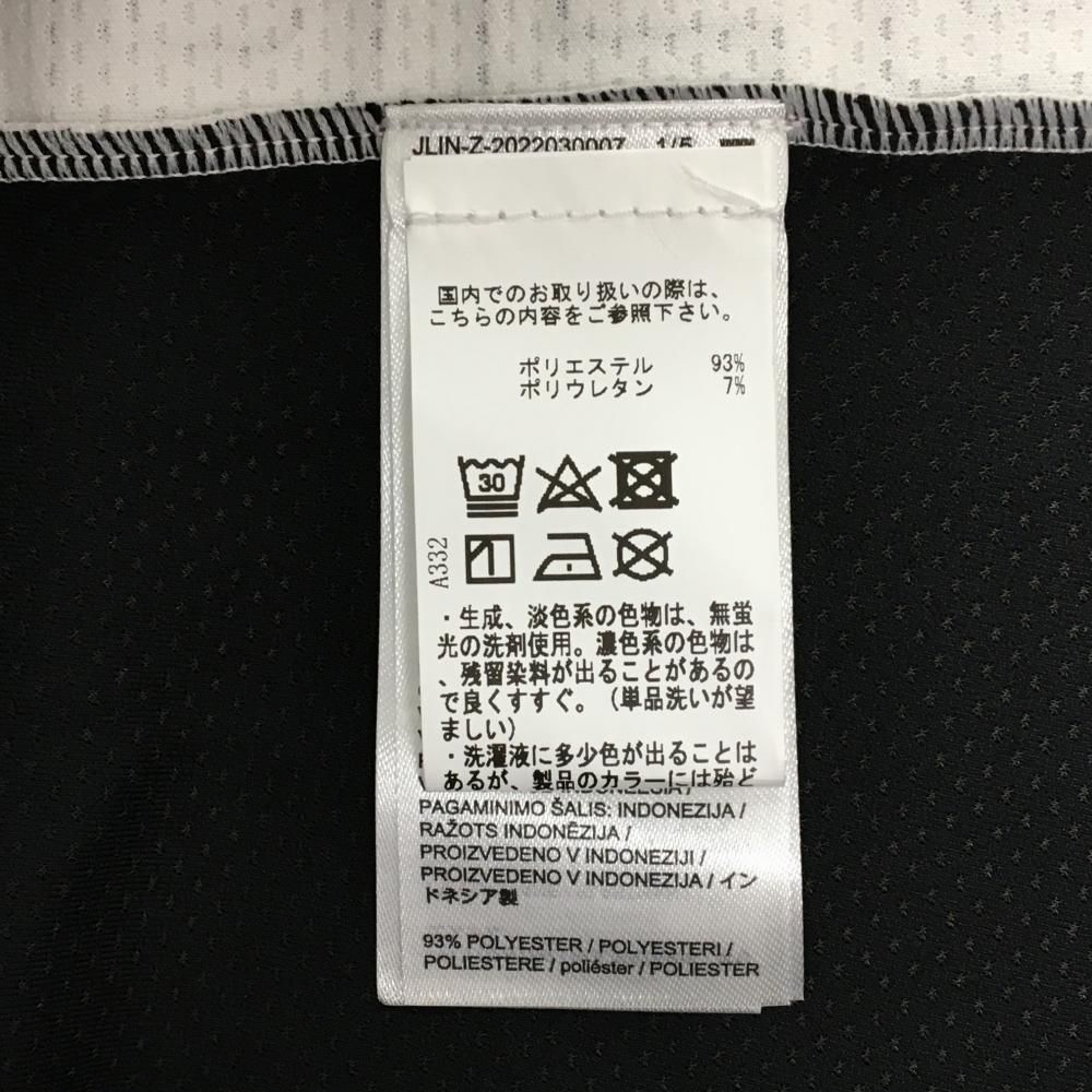 新品】ジェイリンドバーグ ジャケット 黒×白 サイドロゴ ストレッチ