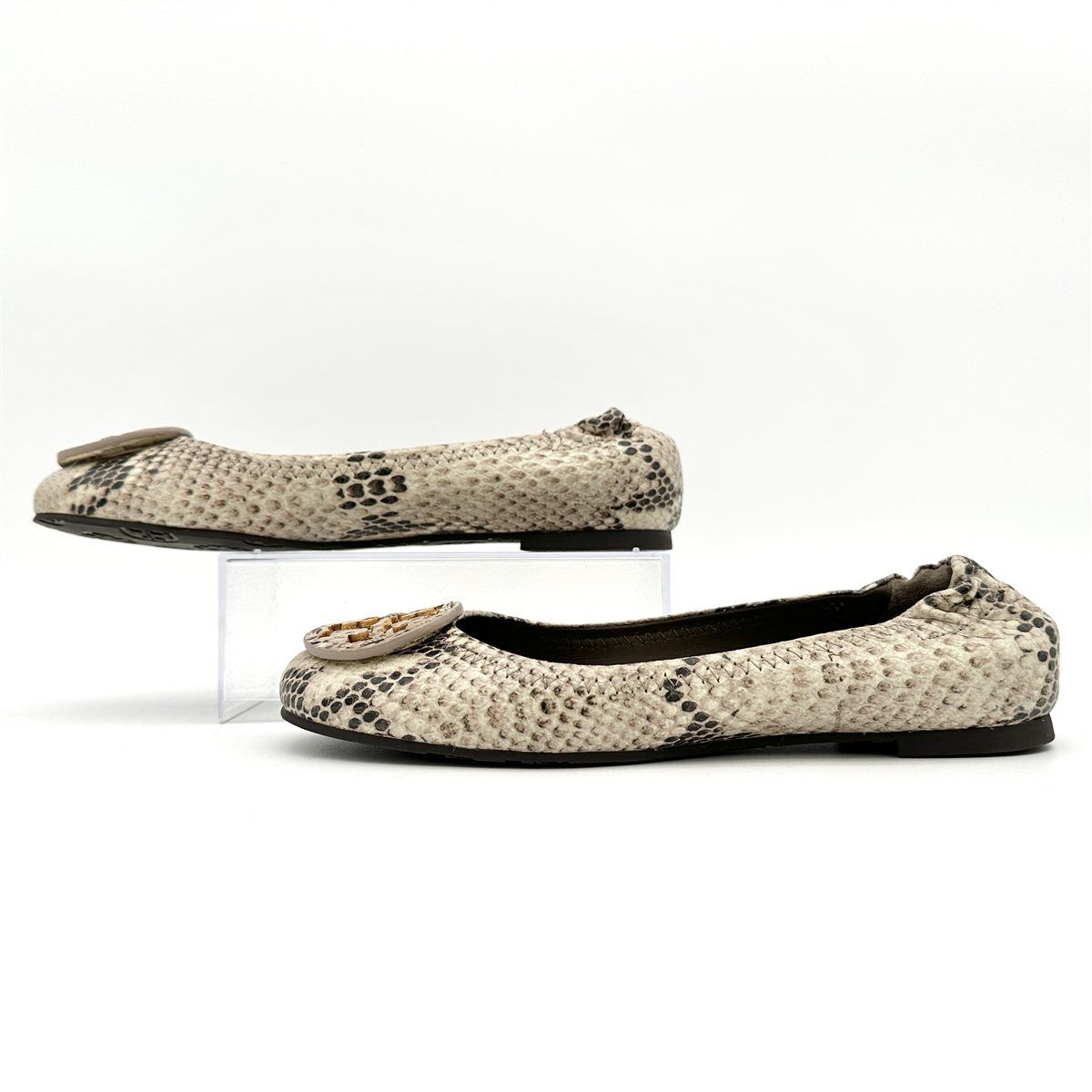 Tory Burch フラットシューズ Tory Burch フラットシューズ 本革 パイソン 1975T - メルカリ