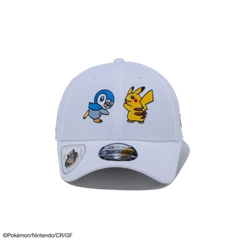 新品 NEWERA ニューエラ ポケモン コラボ キャップ CAP 帽子 9FORTY ピカチュウ ポッチャマ カビゴン ゲンガー ポケットモンスター  キャラクター グッズ 刺繍 ボールマーカー ユニセックス メンズ レディース 白 ホワイト 黒 ブラック - メルカリ