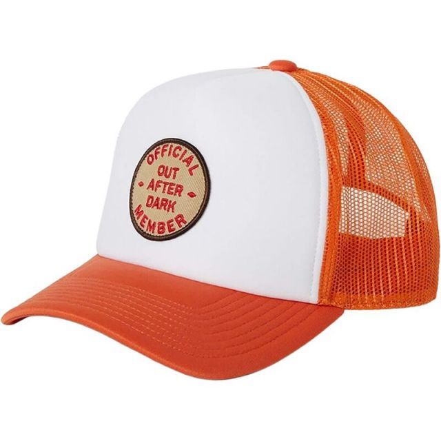 送料無料 ブリクストン レディース 帽子 アクセサリー Out After Dark NP HP Trucker Hat - Women s Tangerine|Off White