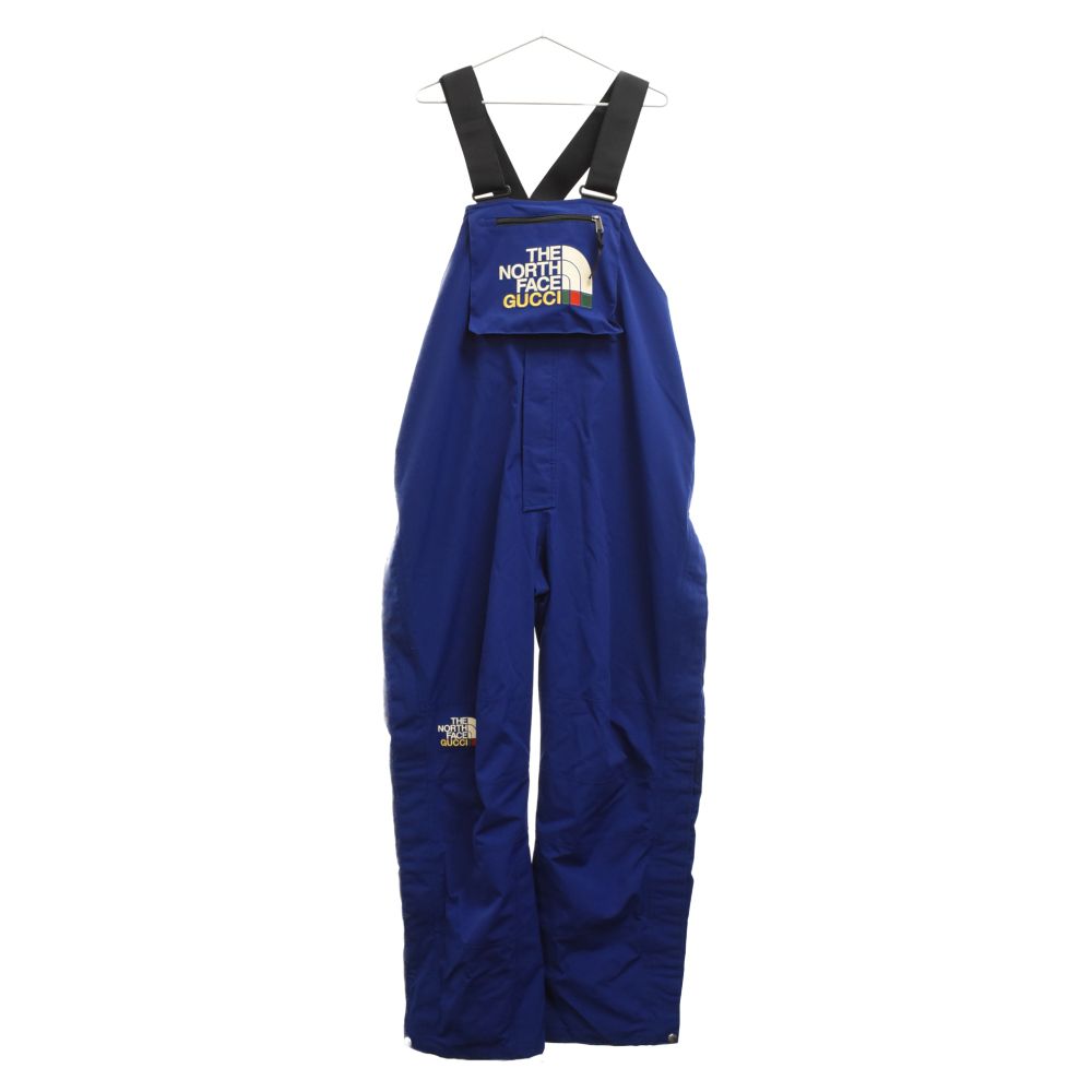 GUCCI グッチ 21AW×THE NORTH FACE Edition OverAll×ザ ノースフェイスエディション オーバーオール ブルー/レッド 663768 ZAHTL GUCCI (グッチ) 21AW×THE NORTH FACE Edition OverAll×ザ ノース