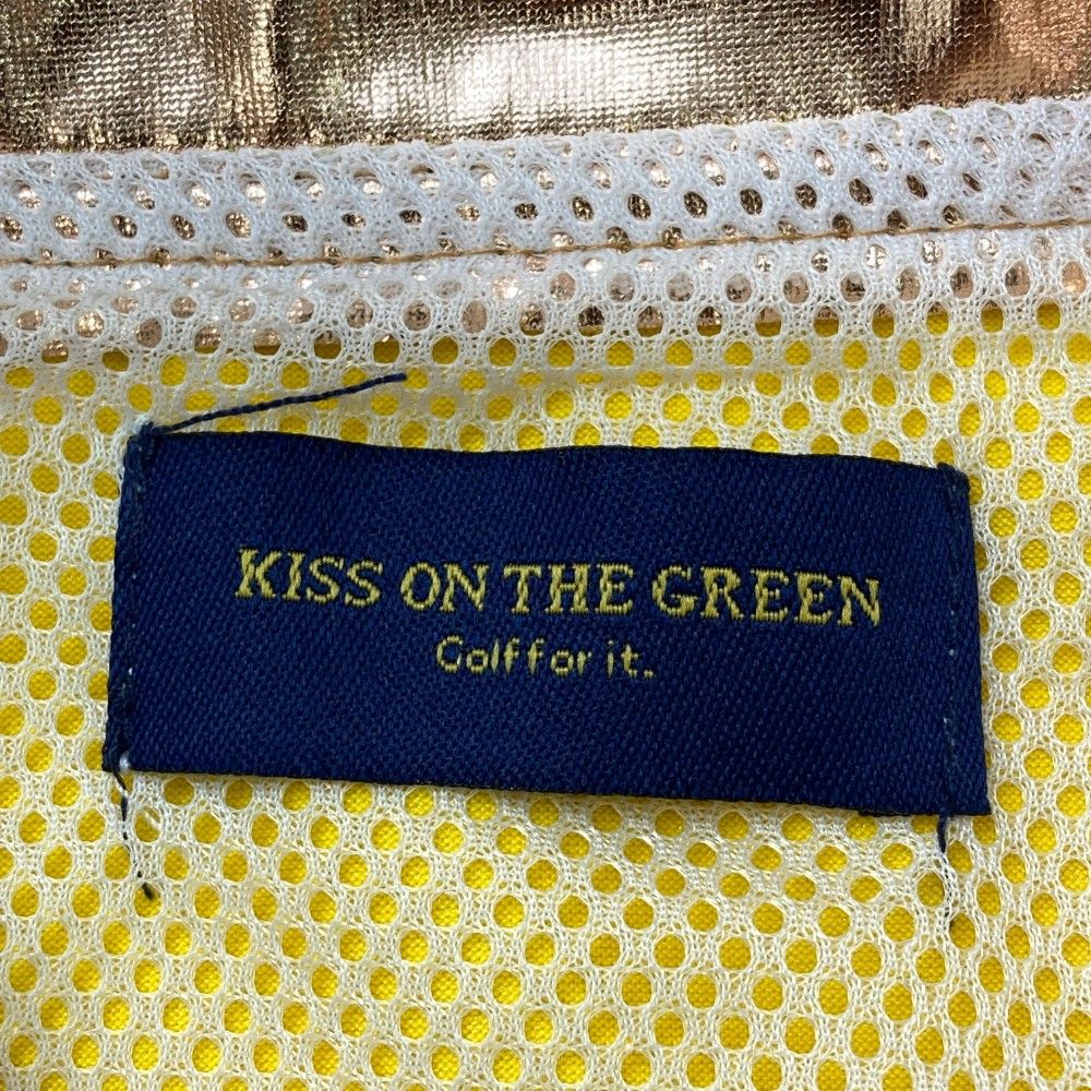 サイズ：2 KISS ON THE GREEN キスオンザグリーン  長袖ジャケット スカート 上下セットアップ メタリック ピンク系 [240101423374] ゴルフウェア レディース ストスト サイズ：2 KISS ON THE GREEN キスオンザグリーン 長袖