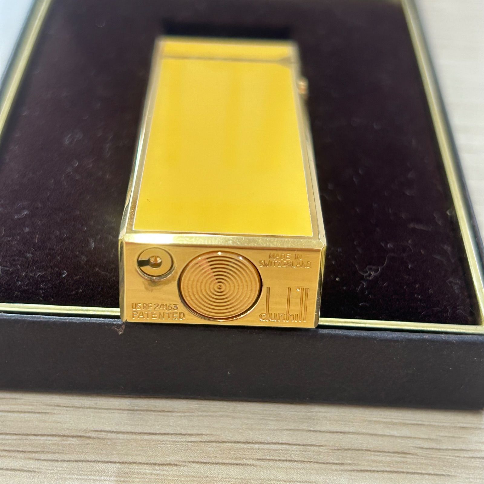 Dunhill ガスライター ローラー式 ゴールド ダンヒル ライター dunhill ガスライター イエロー ゴールド