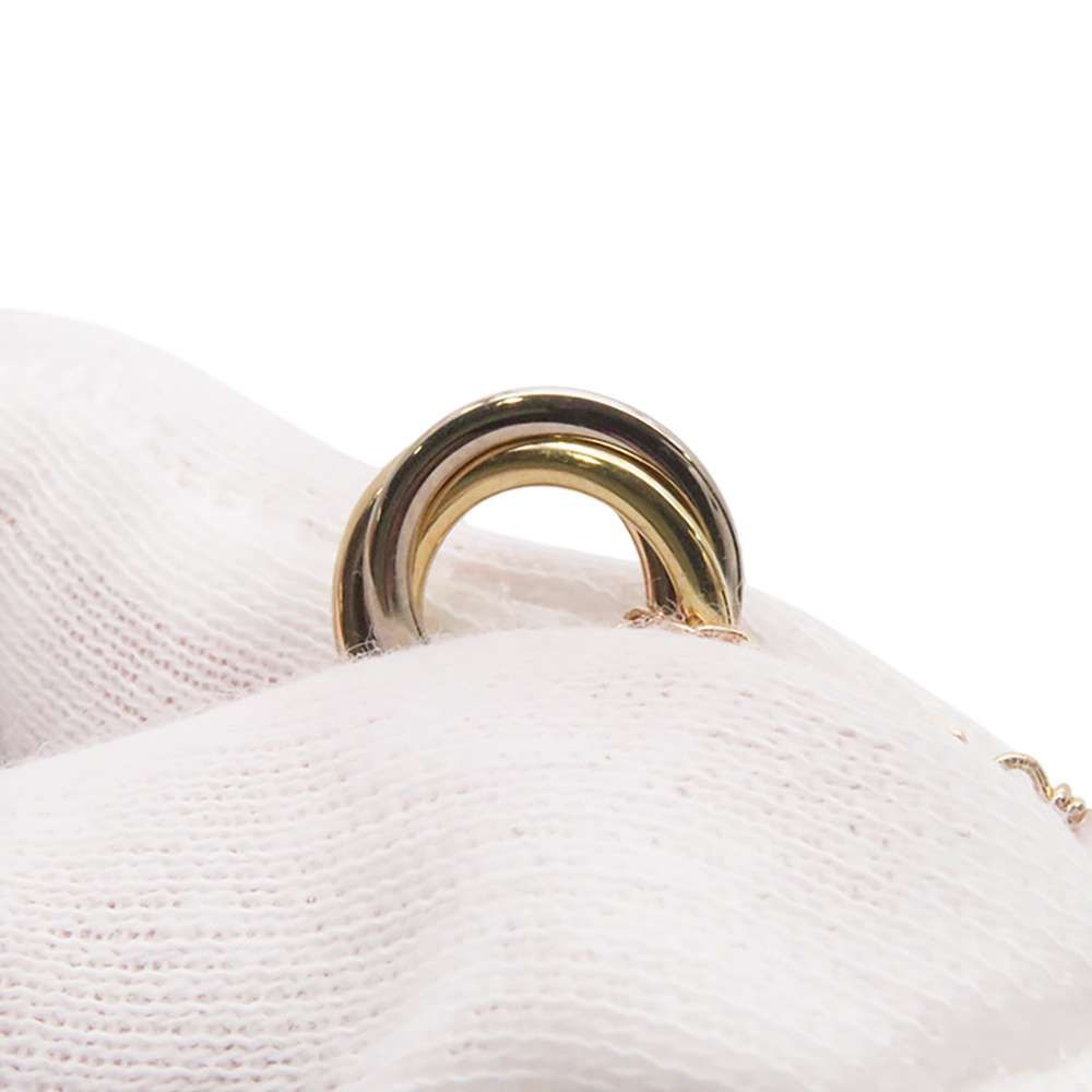 カルティエ ネックレス トリニティ サークルス ヴィング パール K18PG  