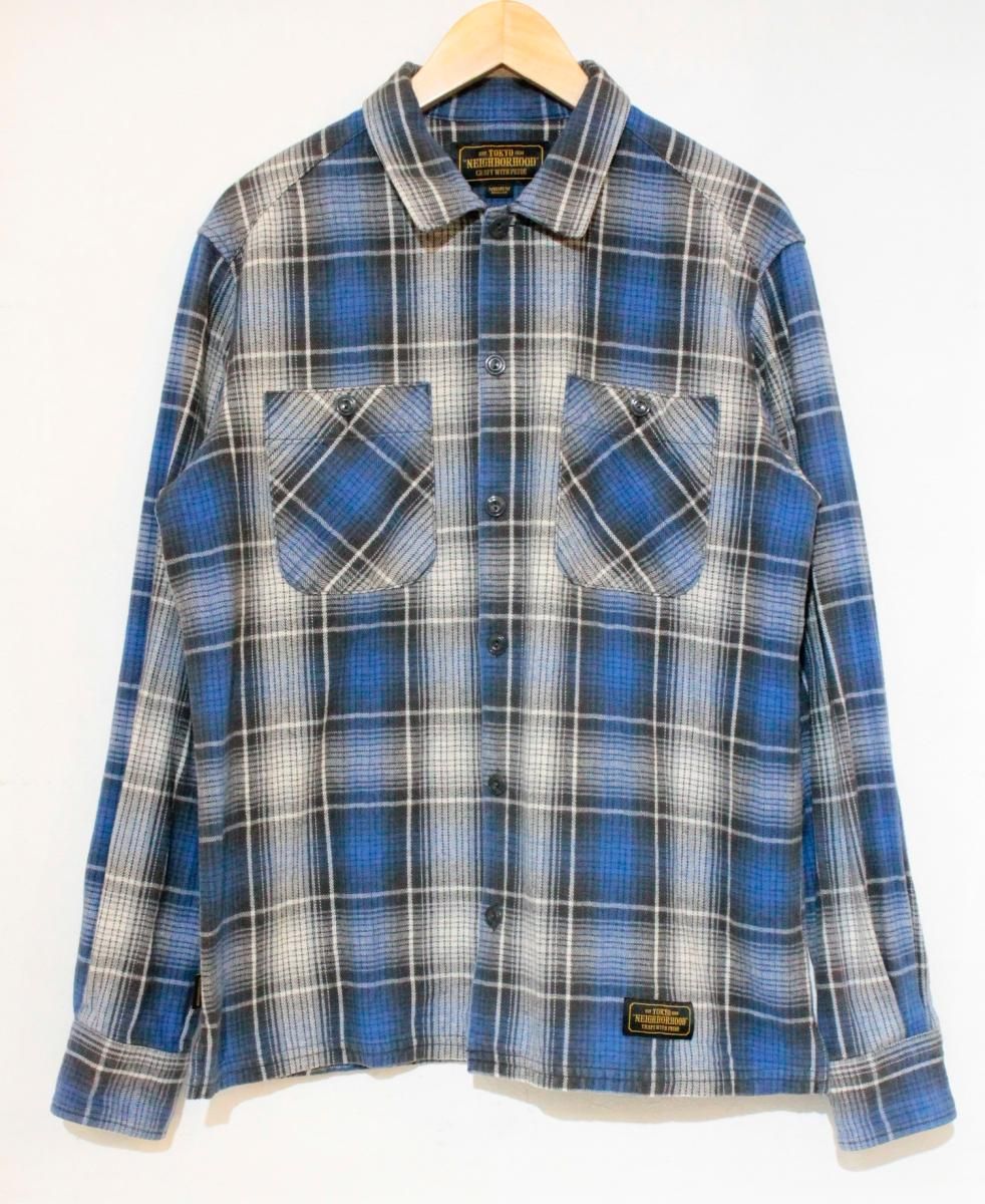  NEIGHBORHOOD メンズネルシャツ M NEIGHBORHOOD/17SS/LOGGER C-SHIRT/M/青 ブルー