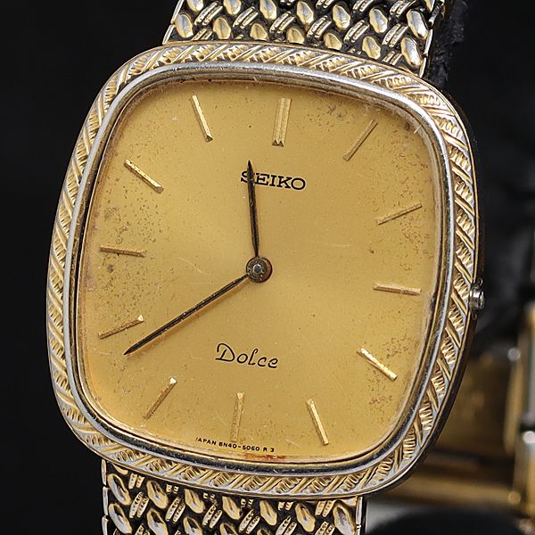 SEIKO セイコー Dolce ドルチェ ゴールド メンズ腕時計