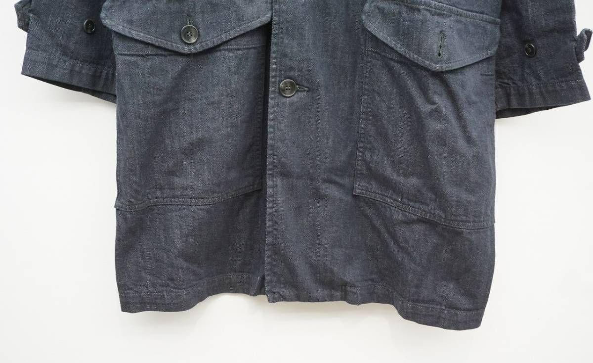 美品 21SS Johnbull ジョンブル 12773 デニム ステンカラー