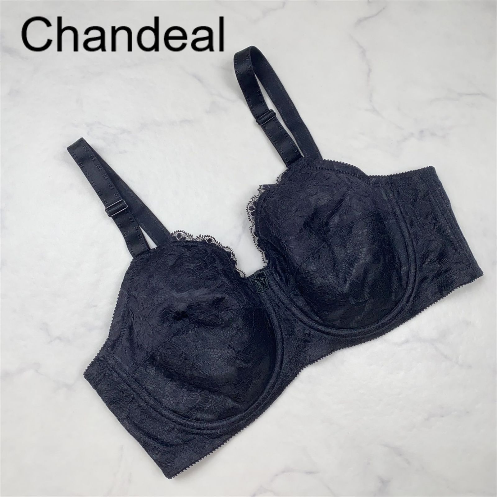 新品未使用】Chandeal シャンデール ブラジャー E75 BL ブラック