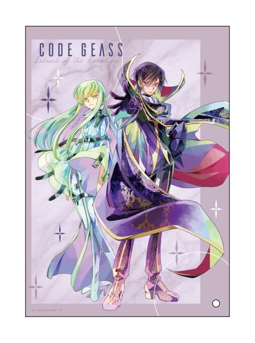 コードギアス ミニアクリルアート ルルーシュ&C.C. 描き下ろしver.